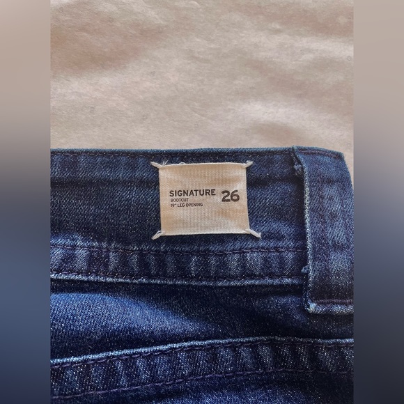 NWT Hudson Signature Bootcut Dark Blue Jeans Size 26 - Picture 8 of 9